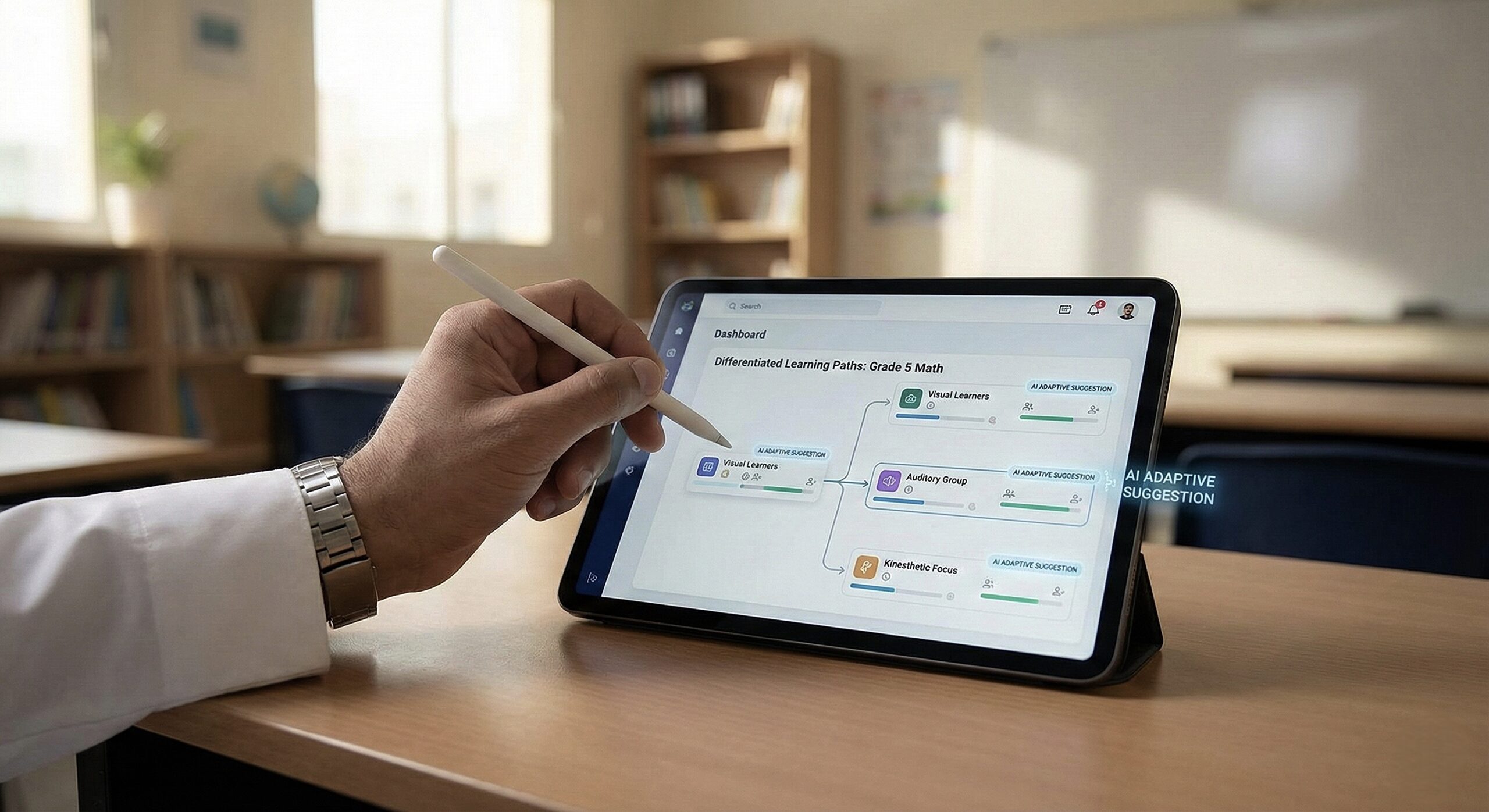 التعلم التكيفي: دليل المعلم لبناء مسارات تعلم فردية في 2026.