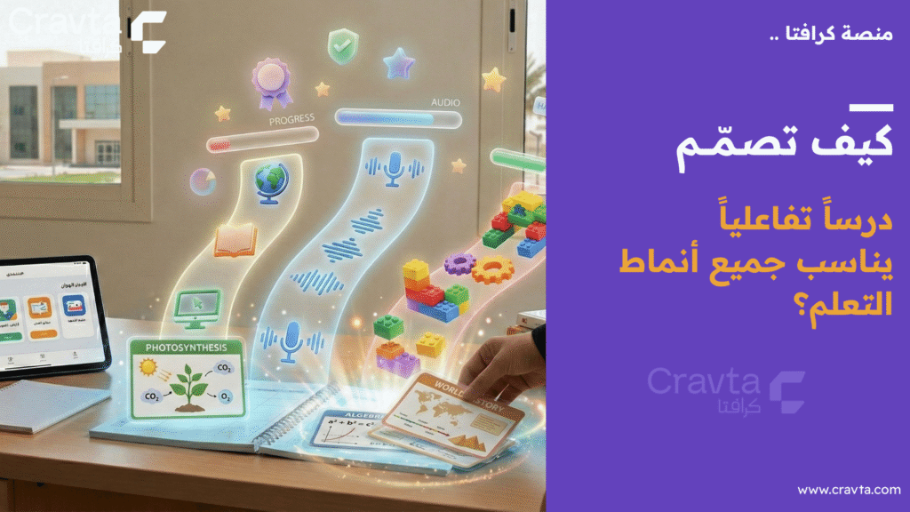 دليل العودة للمدارس_ كيف تصمم درساً تفاعلياً يناسب جميع أنماط التعلم؟