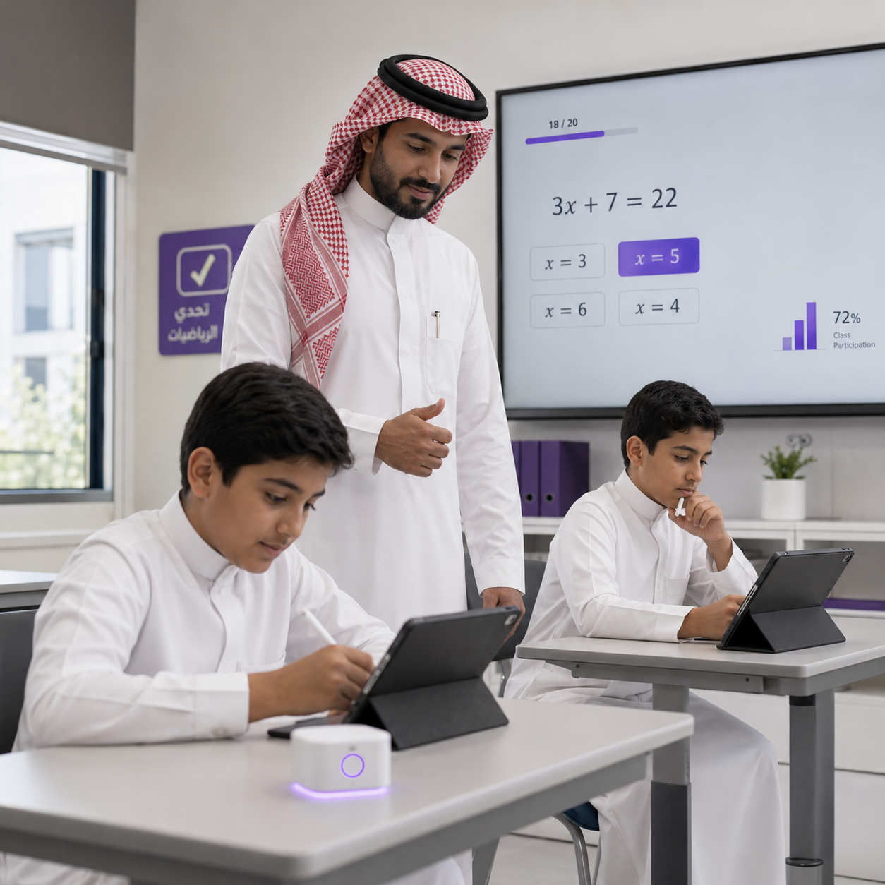 كرافتا للمعلمين باستخدام أدوات كرافتا التفاعلية